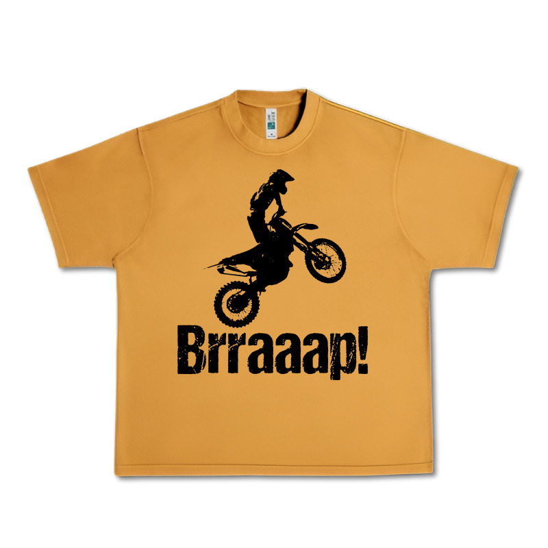 Brraaap Funny Dirt Bike Urban Heavy Tee by artisFamous | Teevron