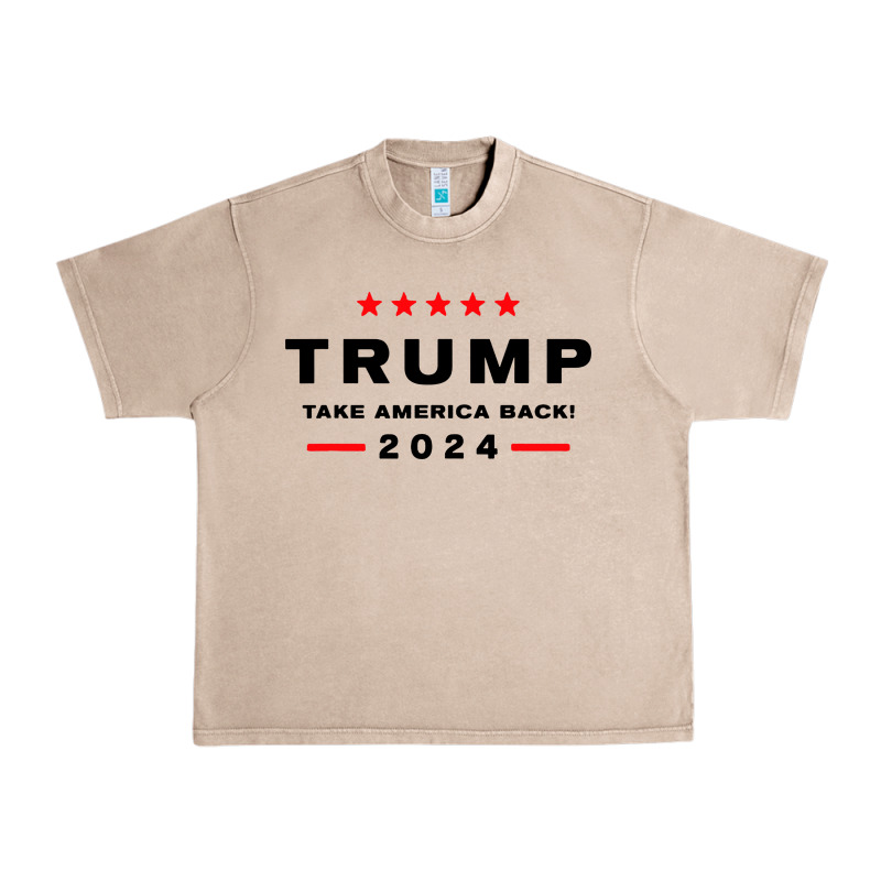 Donald Trump 2024 Take America Urban Heavy Tee by artisFamous | Teevron