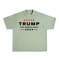 Oil Green donald trump 2024 take america Urban Heavy Tee - artisFamous
