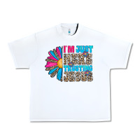 White im just here trusting jesus Urban Heavy Tee - CowhideDigitalArt