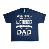 Navy auctioneer dad father's day gifts father daddy men t shirt Urban Heavy Tee - artisFamous