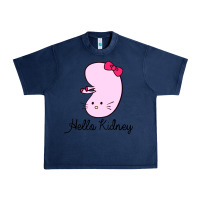 Navy hello kidney Urban Heavy Tee - artisFamous
