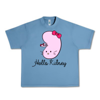 Pebble Blue hello kidney Urban Heavy Tee - artisFamous