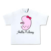 White hello kidney Urban Heavy Tee - artisFamous