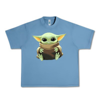 Pebble Blue baby yoda Urban Heavy Tee - artisFamous