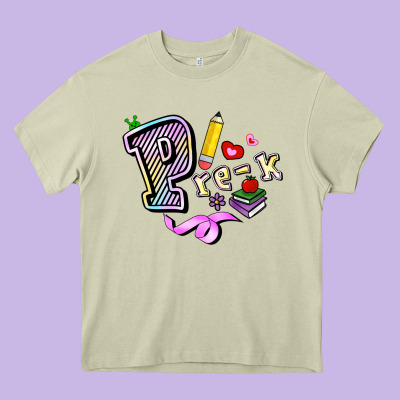 Pre K Heavy Core Tee Designed By Ranaportraitstore
