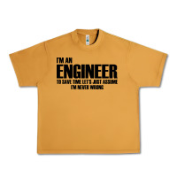 Peanut Butter i'm an engineering Urban Heavy Tee - artisFamous