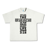 John 3:16 Bible Verse Cool Christian Church Shirts Christianity Urban Heavy Tee | Teevron