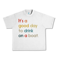 Lunar Rock it's a good day to drink on a boat Urban Heavy Tee - artisFamous
