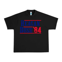 Black reagan bush '84 Urban Heavy Tee - artisFamous