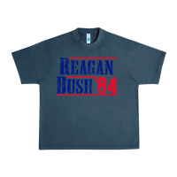 Midnight Navy reagan bush '84 Urban Heavy Tee - artisFamous