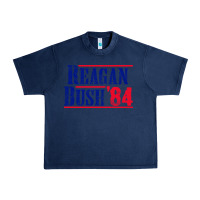 Navy reagan bush '84 Urban Heavy Tee - artisFamous