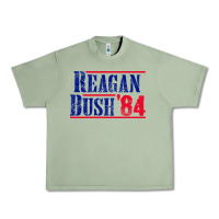 Oil Green reagan bush '84 Urban Heavy Tee - artisFamous
