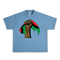 Pebble Blue black power african license Urban Heavy Tee - artisFamous