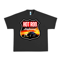Pigment Black HOT ROD GARAGE CAR Urban Heavy Tee - artisFamous
