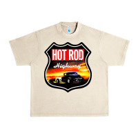 Sandshell HOT ROD GARAGE CAR Urban Heavy Tee - artisFamous