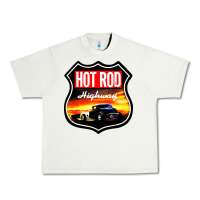 Pistachio HOT ROD GARAGE CAR Urban Heavy Tee - artisFamous