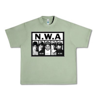 Oil Green N.W.A Californian hip hop group N.W.A Urban Heavy Tee - artisFamous