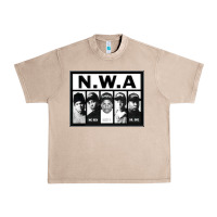 French Oak N.W.A Californian hip hop group N.W.A Urban Heavy Tee - artisFamous