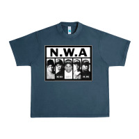 Midnight Navy N.W.A Californian hip hop group N.W.A Urban Heavy Tee - artisFamous