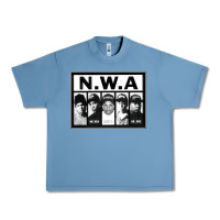 Pebble Blue N.W.A Californian hip hop group N.W.A Urban Heavy Tee - artisFamous