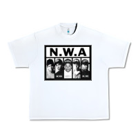 White N.W.A Californian hip hop group N.W.A Urban Heavy Tee - artisFamous
