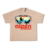 Burro aspen colorado ski mountain skiing retro vacation Urban Heavy Tee - artisFamous