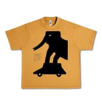 Peanut Butter Elephant Black To Stand On Your Car Urban Heavy Tee - artisFamous