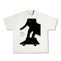 Pistachio Elephant Black To Stand On Your Car Urban Heavy Tee - artisFamous