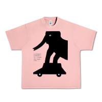 Salmon Elephant Black To Stand On Your Car Urban Heavy Tee - artisFamous