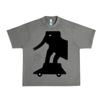 Tornado Elephant Black To Stand On Your Car Urban Heavy Tee - artisFamous
