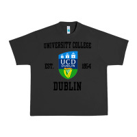 Pigment Black university college dublin Urban Heavy Tee - artisFamous
