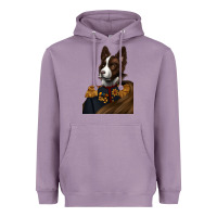 Lavender Pet Portraits, Custom Pet Portraits, Renaissance Pet Portraits, Heavyweight Hoodie - RanaPortraitStore