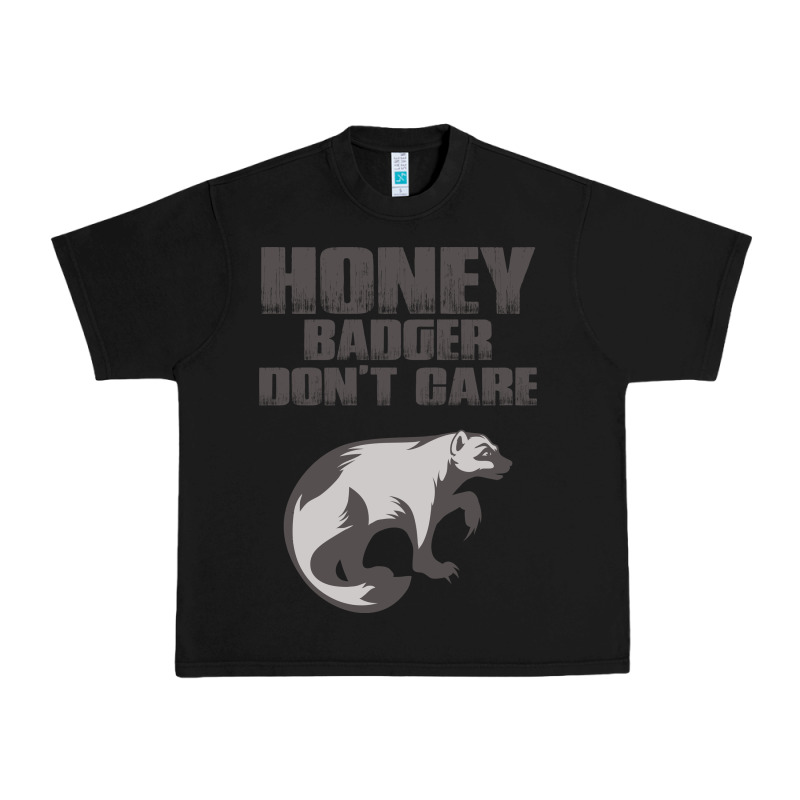 Honey Badger Dont Care Urban Heavy Tee by artisFamous | Teevron