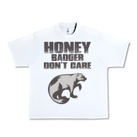 White honey badger dont care Urban Heavy Tee - artisFamous