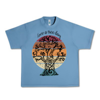 Pebble Blue National love a tree day Urban Heavy Tee - artisFamous