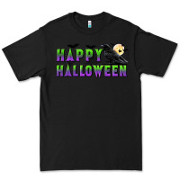 Black happy halloween Premium Tee - BundleAndBundleShop