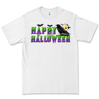 White happy halloween Premium Tee - BundleAndBundleShop
