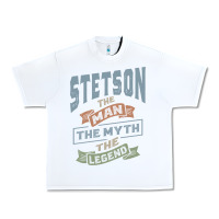 White Stetson Personalized Name Birthday Gift Urban Heavy Tee - artisFamous