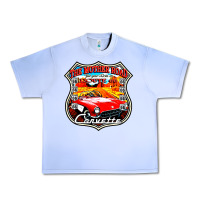 Grape Ice CLASSIC CARS ROUTE 66 Urban Heavy Tee - artisFamous