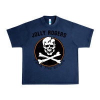 Navy fear the bones Urban Heavy Tee - artisFamous
