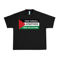 Black end is.rae.li apartheid free pales  flag  t shirt Urban Heavy Tee - artisFamous