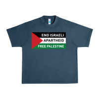 Midnight Navy end is.rae.li apartheid free pales  flag  t shirt Urban Heavy Tee - artisFamous