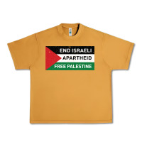 Peanut Butter end is.rae.li apartheid free pales  flag  t shirt Urban Heavy Tee - artisFamous