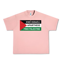 Salmon end is.rae.li apartheid free pales  flag  t shirt Urban Heavy Tee - artisFamous