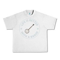 Lunar Rock Banjo Bluegrass Music Traditional Musician Funny Gift Urban Heavy Tee - artisFamous