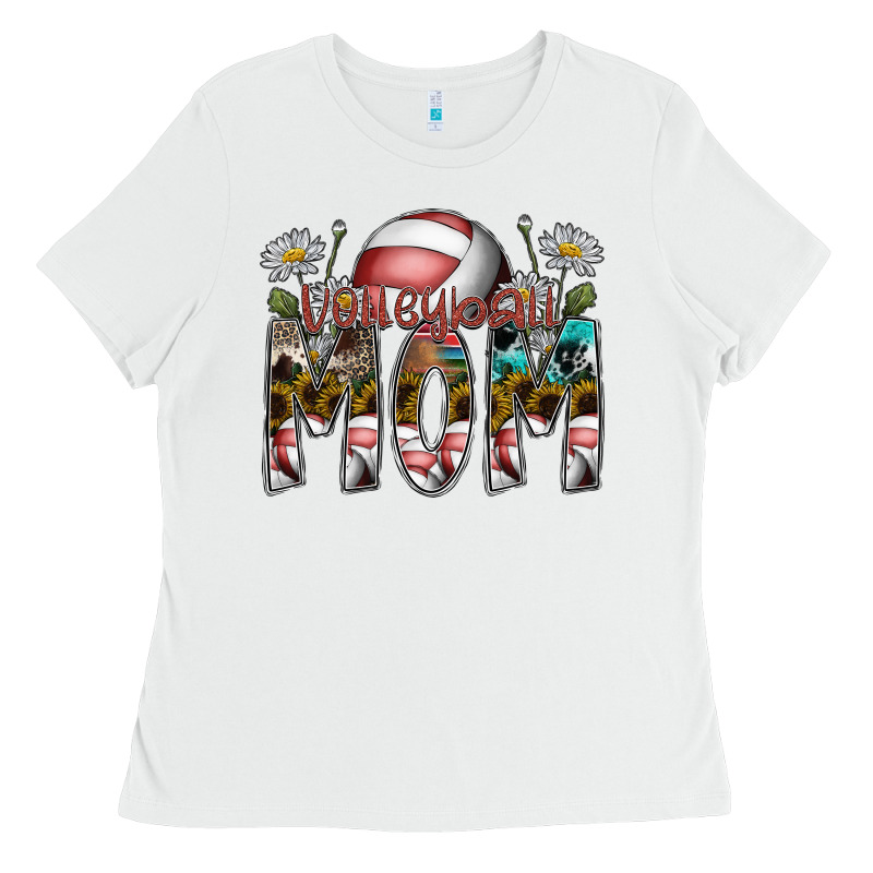 Volleyball Mom Ladies Tee by SublimationCraftShop | Teevron