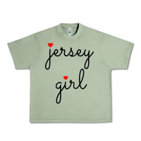 Oil Green new jersey girl on the shore Urban Heavy Tee - artisFamous