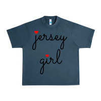 Midnight Navy new jersey girl on the shore Urban Heavy Tee - artisFamous