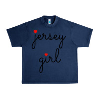 Navy new jersey girl on the shore Urban Heavy Tee - artisFamous